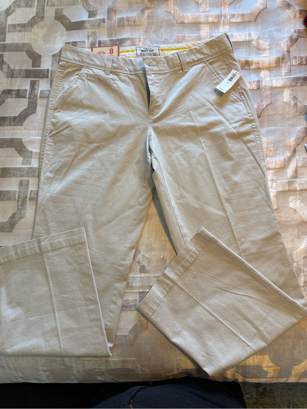 Old Navy Women’s Boot Cut Chino Pants - Light Tan